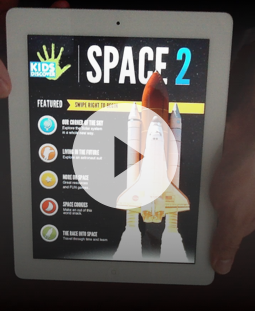 Kids Discover Space Wall